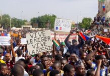 Manifestation à Niamey contre les ingérences étrangères