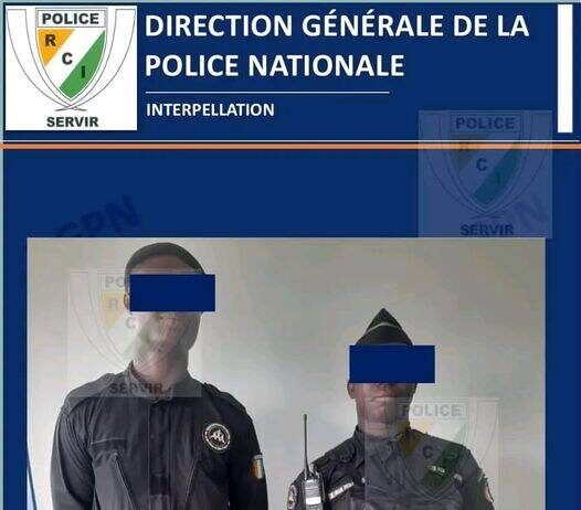 Interpellation suspecte de 2 faux militaires à Abobo Sogefiha