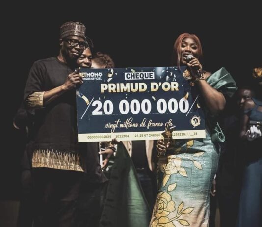 Primud d’or 2024 : Roseline Layo remporte 20 millions de FCFA